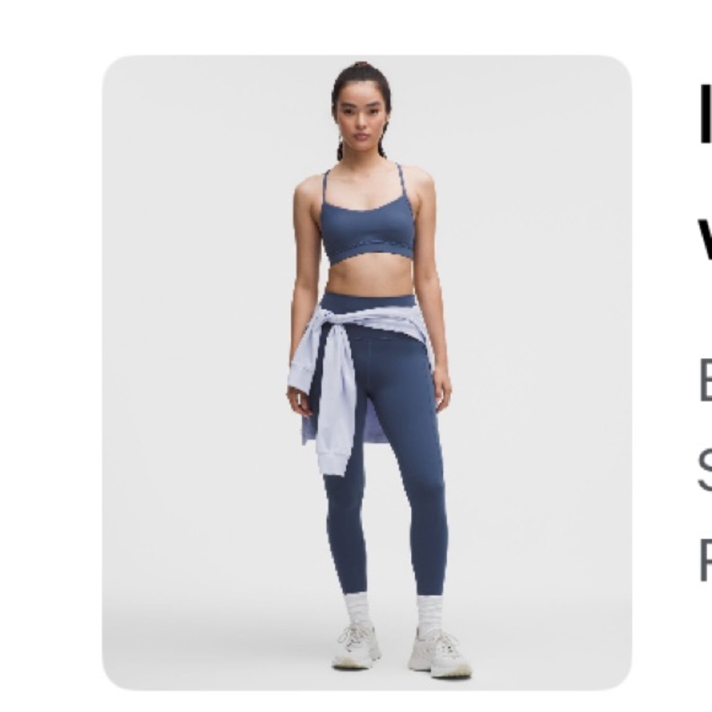 lululemon Align™ High-Rise Pant with Pockets 28”
Blue Twill
Size 8